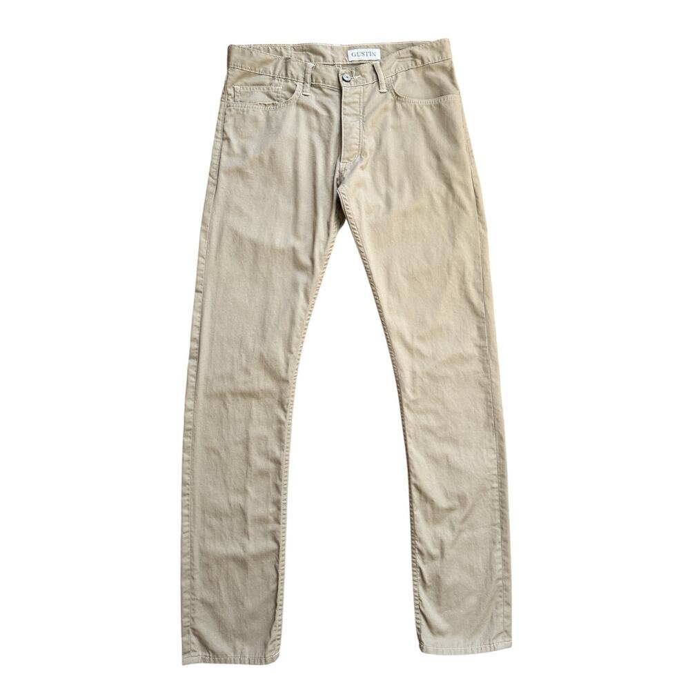 Gustin Pants Straight Leg Pants Button Fly Chino Pants Mens 36 California